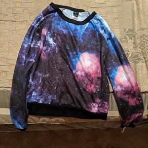 TARGET Galaxy pullover sweatshirt